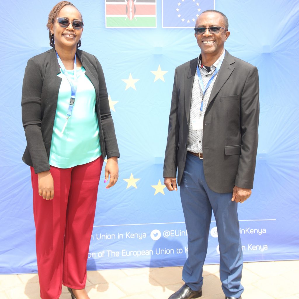 Director Prof. Lucy and Mr. Antony during to a pre-departure reception in honour of Erasmus Scholarship awardees On 22nd August, 2025