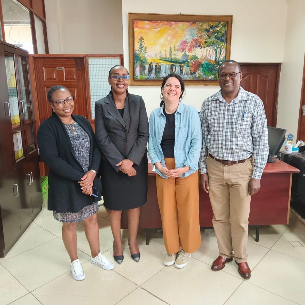 Dr. Sabina García Peter (3rd Right) from Freie University Berlin paying a courtesy call to the Director CIPC on 22nd October 2025